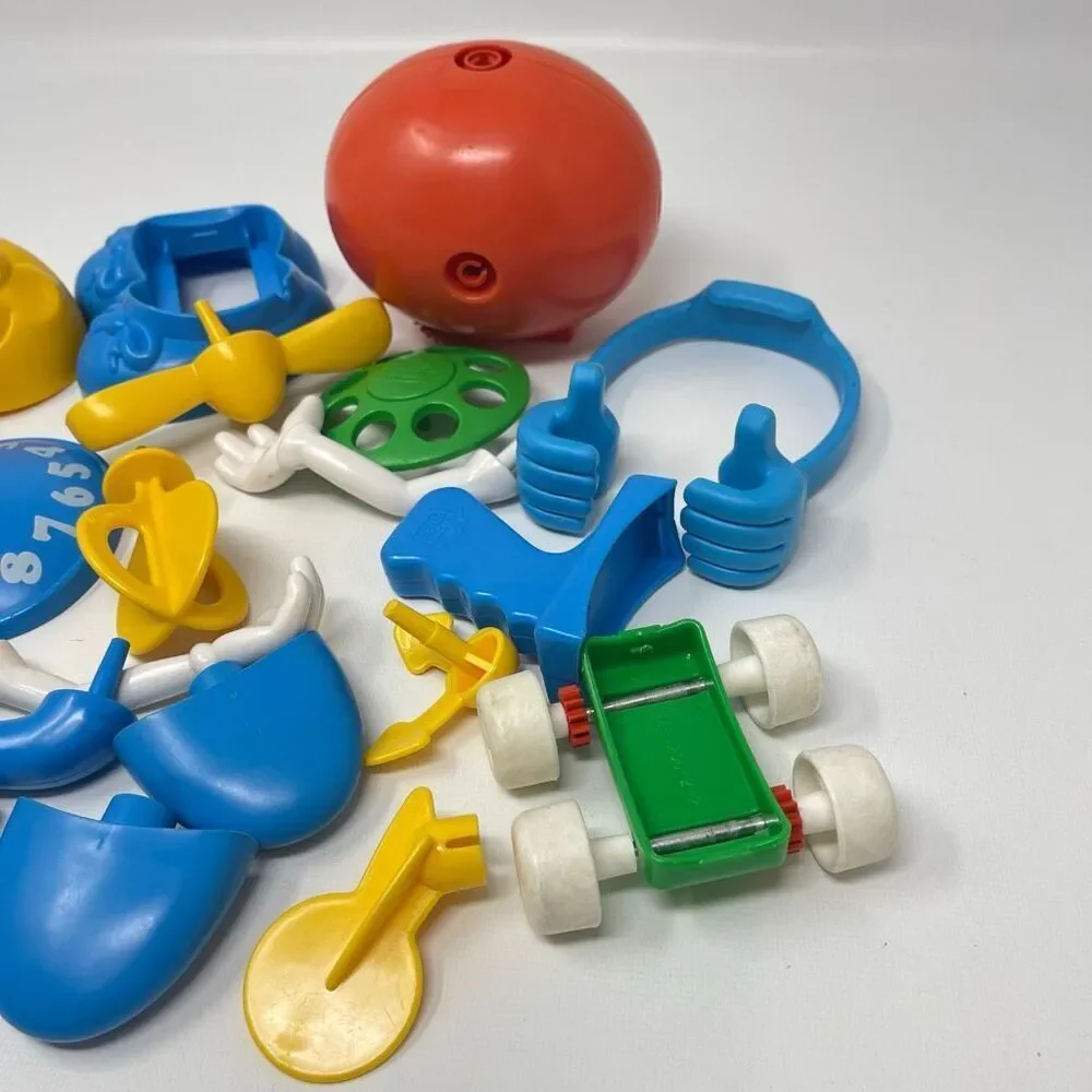 Hasbro Preschool Thing a Ding Dings Vintage Lot of Replacement Parts Pieces 1982